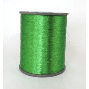 Kreinik Metallic Thread Green Cord 008C Large Spool Unknown Meters 257grs